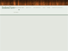 Tablet Screenshot of beelovedfarm.com